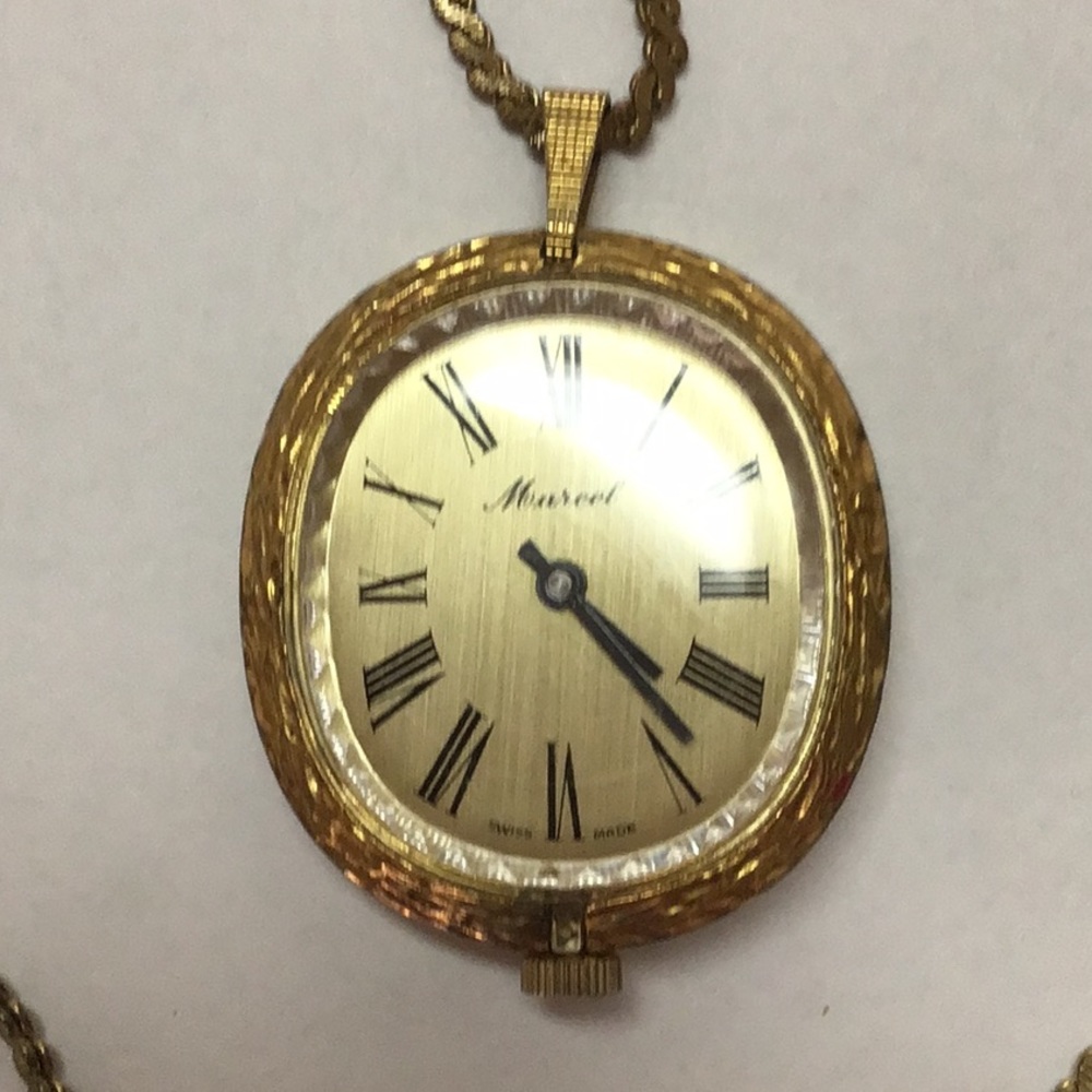 Vintage Marcel mechanical Swiss pendant watch